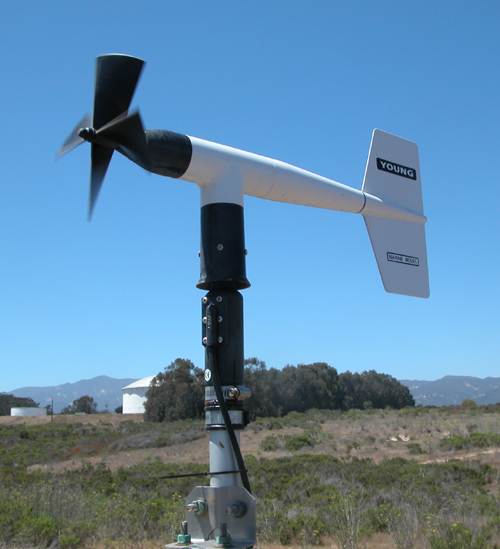 anemometer at coal oil point reserve